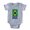 Heather Grey, variant on CafePress - Brazil_S - Cute Infant Baby Football Bodysuit