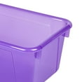 thumbnail image 4 of Storex Petit Bac à Casiers, Teinte Violet, Lot de 5, 4 of 4
