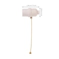 thumbnail image 5 of ETHZZLE 1Pcs Gold Cylindrical Ceiling Light Lamp Holder with Pull Chain for Workshop and Basement 11.8X1.2X0.4in, 5 of 8