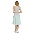 thumbnail image 5 of Women's Trellis Middle East Moroccan Star A-line Printed Skirt Casual Wear, 3XL, Seafoam Cream, by Ambesonne, 5 of 6