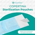 thumbnail image 7 of 200PCs COPERTINA Self Seal Sterilization Pouches with Dual Indicators for Dental Tools by VASTMED | Autoclave Sterilizer Bags Pouch for Tools, 7 of 7