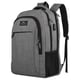 thumbnail image 1 of Mochila para portátil MATEIN extra grande de 18.4 pulgadas con puerto USB, gris, 1 of 9