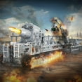 thumbnail image 3 of Remocguys Karl Mortar Cannon Tracked Vehicle Building Sets Compatible with Lego Tank Train Military Model for Adults 14+ 2875PCS, 3 of 10