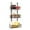 3 layers, variant on Yesurprise Alician Over The Door Pantry Organizer Pantry Door Organizer Shelves Metal Hanging Spice Rack For Pantry Door Multi-Tier Over The Door Organizer For Kitchen Bathroom