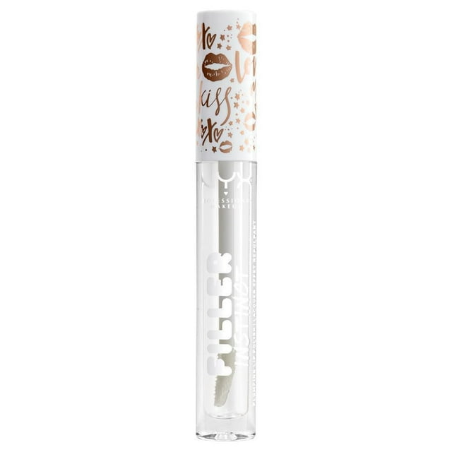 NYX Professional Makeup Filler Instinct Plumping Lip Polish, Clear, 2,5 mL