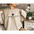 thumbnail image 3 of Mickey And Co Sweatshirt Est 1928 Sweatshirt Crew Neck Disney Sweatshirts Trip, 3 of 4