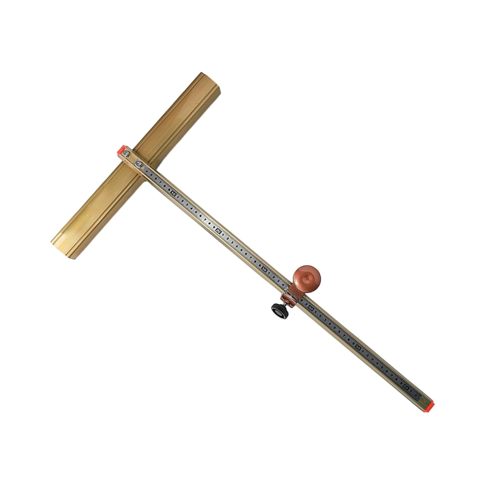 Yunhgft T-Shape Glass Cutter, Tile Cutting Tool, Professional Multifunction, Portable Glass Breaker, Glass Strip Cutter for Floor Tile And Home gold