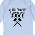 thumbnail image 4 of Inktastic Future Judge Gavel Job Gift Boys or Girls Long Sleeve Baby Bodysuit, 4 of 5