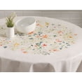 thumbnail image 4 of Colmar 100% Cotton Tablecloth for Dining | Tabletop | Decoration | Parties | Weddings | Spring/Summer (Round, 63" Diameter), 4 of 6