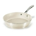 thumbnail image 2 of Gotham Steel 10" Hammered Ceramic Nonstick Fry Pan – Cream, Dishwasher Safe, Induction Compatible, 2 of 8