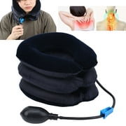 Cergrey Inflatable Neck Traction Device,Inflatable Neck Stretcher Traction,Inflatable 3 Layers Cervical Neck Traction Device Pain Relief Adjustable Neck Stretcher