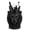 White, variant on Cwith Crown, Unique Lion Head Desk Organizer, Resin Animal Shaped, Decorative Animal Shaped Pencil Cup for Office and Home