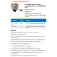 thumbnail image 2 of HVAC Blower Motor Assembly - Compatible with 2011 - 2016 BMW 528i Base 2012 2013 2014 2015, 2 of 2