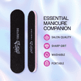 thumbnail image 3 of PANA 25pcs Professional Nail Files Buffers Mini Size Double Sided Emery Board Washable - for Natural & Acrylic Manicure Pedicure Tools Home 25 Pieces Pack, 3 of 5