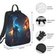 thumbnail image 2 of Balery Red And Blue Fire Dragon C Mochila ligera para hombre y mujer: duradera e impermeable, ideal para la escuela, el trabajo, viajes y uso diario., 2 of 7
