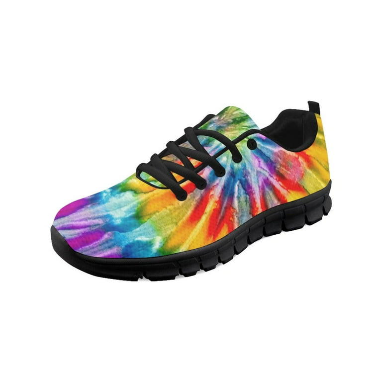 Renewold Colorful Tie-Dye Print Shoes for Women Men Running Sneakers  Comfort Sports Walking Tennis Shoes Gifts for Boy Girl Size 7.5 -  Walmart.com