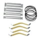thumbnail image 5 of Separadores de cuerdas recubiertos de goma, protectores de diapasón para instrumentos de cuerda de guitarra con bandas de goma para pulir y aderezar., 5 of 10