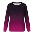 thumbnail image 5 of Womens Fall Sweaters with Pockets, Long Sleeve Pullover for Women Fashion Loose Fit Ombre Tie Dye Crewneck Sweatshirts S-2XL, 5 of 5
