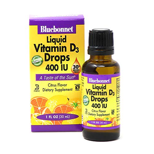 Liquid Vitamin D3 Drops 400 IU, Citrus, 1 Fl Oz