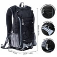 thumbnail image 2 of AUXDIQ Hiking Backpack 15L Lightweight Backpack Travel Daypack for Women Men Black, 2 of 6