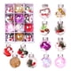thumbnail image 2 of 12 bolas navideñas de plástico de 6 cm | Adornos ligeros y reutilizables para árbol de Navidad | Bolas de Navidad DIY para casa, oficina, boda, fiesta, festival, cumpleaños y aniversario, 2 of 9