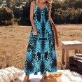 thumbnail image 2 of Animal Print Patterns Design Sleeveless Dress Woman Fashion Long Dresses Women's Summer Suit Dress 2025, 2 of 7