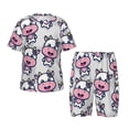 thumbnail image 1 of Balery Baby Cow Conjunto de Pijama Infantil de Manga Corta con Estampado – Ropa de Dormir de Algodón Suave-XX-Large, 1 of 6