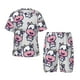 thumbnail image 1 of Balery Baby Cow Conjunto de Pijama Infantil de Manga Corta con Estampado – Ropa de Dormir de Algodón Suave-4X-Large, 1 of 6