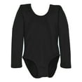 thumbnail image 2 of Dancina Cotton Kids Long Sleeve Leotard for Girls, 2 of 6