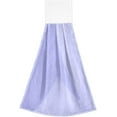 thumbnail image 2 of Coolnut Light Periwinkle Kitchen Towels 2 Pcs, Soft Absorbent Hand Towels with Hanging Loop, Tie Towels for Bathroom Farmhouse Housewarming, 2 of 7
