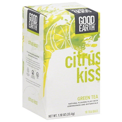 Good Earth Citrus Kiss Green Tea Bags, 18, (Pack of 6) by Generic