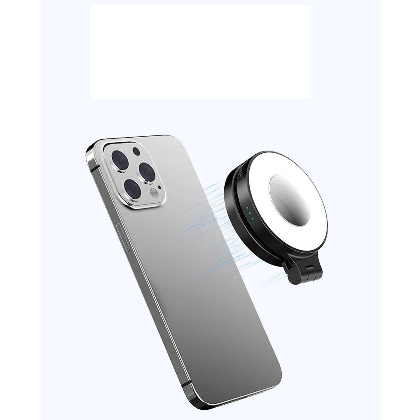 Selfie Light with Foldable Phone Stand 360 Rotation Portable Fill Light for Enhanced Photography and Video Conferencing