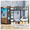 Brown, variant on Full Size Metal Bunk Bed with 13" Safety Guardrail & Ladders, Modern Bunk Bed Frane with LED Lights, Hall Tree and 6 Storage Drawers for Bedrroom