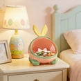 thumbnail image 5 of Pink Rabbit Desktop Storage Box - Cute Multifunctional Organizer for Snacks & Small Gadgets, Decorative Storage Solution Suitable for Bedroom & Kitchen Dining Table, Home Organizing Essential, 1pc, 5 of 6