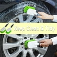thumbnail image 3 of ITTAHO Tire Brush, Soft Bristle Car Cleaning & Multipurpose Upholstery Wheel Brush with Non-Slip Grip - 2 Pack, 3 of 11