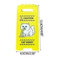 thumbnail image 2 of 100Fens Funny Beware Of Cats Vomitus Mini Foldable Table Sign Double-Sided Printed Cats Themed Decor And Various Breeds And Colors, 2 of 5