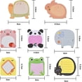 thumbnail image 3 of Notes Collantes, 8 Pcs Notes Collantes en Forme d'Animaux, Mini Notes Collantes, Notes Super Collantes, Coussinets Mémo Auto-Adhésifs pour Maison, Bureau, Cadeaux Étudiants, 3 of 5