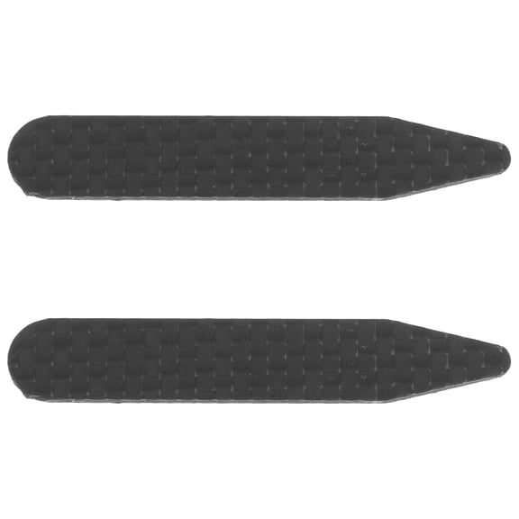 LOLIPPYY 2Pcs Collar Stays Mens Black Metal Classic Shirt Inserts for Formal Events