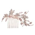 thumbnail image 1 of Rhinestones Peine Peine Tocado Fiesta de boda Accesorio para el cabello para las mujeres niñas, 1 of 4
