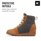 thumbnail image 3 of Botas de invierno Sorel Evie All Lace para mujer, terciopelo bronceado y chicle, 10 - 6.5, 3 of 7
