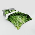 thumbnail image 3 of Ambesonne Tropical Bedding Set 3 Pcs, Idyllic Spring Jungle, Twin XL, Green Brown, 3 of 3