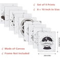 thumbnail image 5 of 9Pcs Sun and Moon Astrology Wall Art Prints Tarot Moth Wall Decor Wall Art Prints Black and White Posters Divinazione Prints Decorations for Living Room Bedroom No Frame, 5 of 9