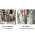 thumbnail image 6 of Large Stainless Steel Fire Bowl 26x29cm for Outdoor Sacrificial Burning and Garden Bonfires Gold or Red, 6 of 8