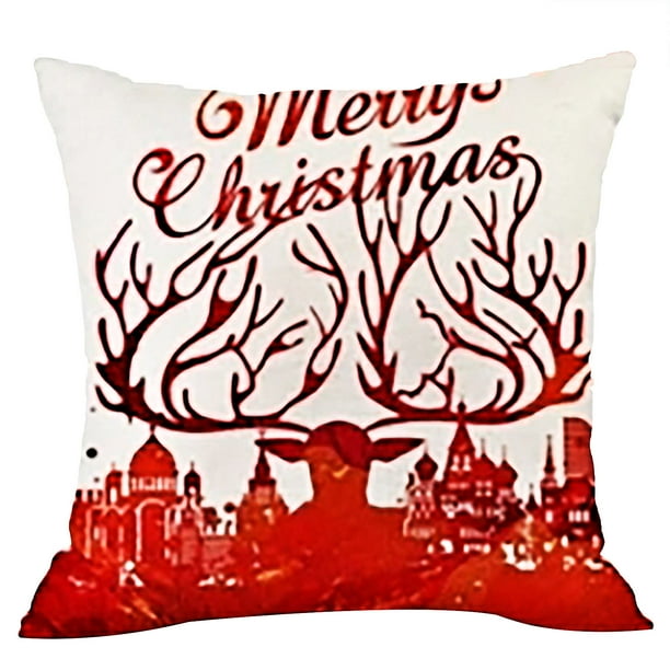 Xihbxyly Iniciar sesión en mi cuenta Cojín navideño fundamental para la decoración del hogar o el sofá.