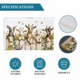 thumbnail image 6 of Spring Summer Goats Placemats Set of 6, Farmhouse Floral Botanical Cute Washable Wipeable Table Mats for Dining Tables, Indoor Outdoor Kitchen Place Mats for Holiday Party Table Decor, 6 of 9