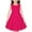 Pinks, variant on NiSHUIHAN Girls Crew Neck Sleeveless Casual A-Line Swings Dress Toddler Summer Sundress Red 120