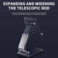 thumbnail image 7 of Cell Phone Stand, Folding Desktop Phone Stand, Angle Height Adjustable Mobile Phone Holder for Desk, Office, Tablet Stand Compatible with All Phones 4-10’’ Cellphone & Tablet, 7 of 7
