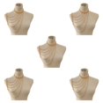 thumbnail image 1 of relayinert Body Chain Multi layers One Shoulder A Jewellery Tassels Necklaces Golden 5Set, 1 of 6