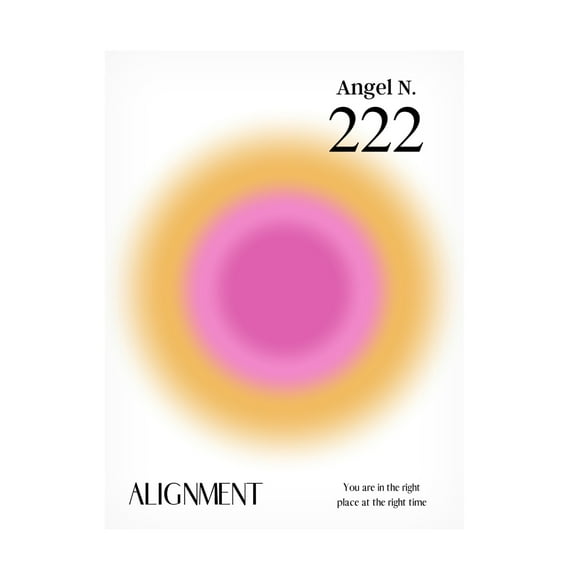 Trademark Fine Art Amelie Angel Number 222 Canvas Wall Art