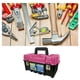thumbnail image 3 of Caja de plástico resistente PinkBox 1Pza 1 Charola 6 Divisiones 17" Base 8.5" Altura 9.5" Ancho Plástico., 3 of 3